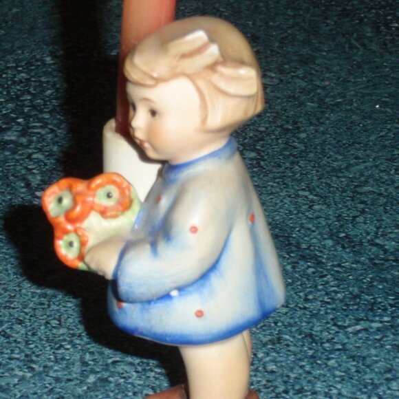 1950s "Girl With Nosegay" Goebel Hummel Figurine #I/115 TMK2 FULL BEE - GIFT! - Picture 3 of 8
